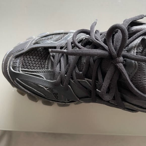Men Balenciaga Track Sneaker Black/Black Clear size 42 (9) - Picture 9 of 12